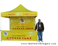 10 x 10 Pop Up Tent - Kettle Corn